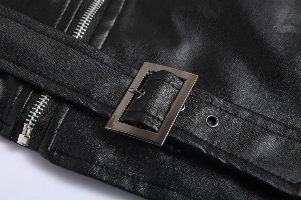 Veste de moto en cuir pour hommes – Image 5