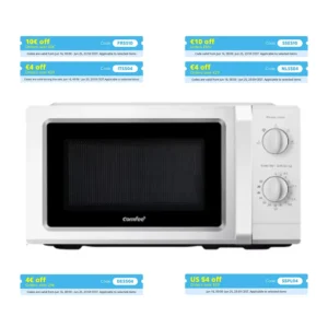 COMFEE'-Four à micro-ondes, 19L, 700W,