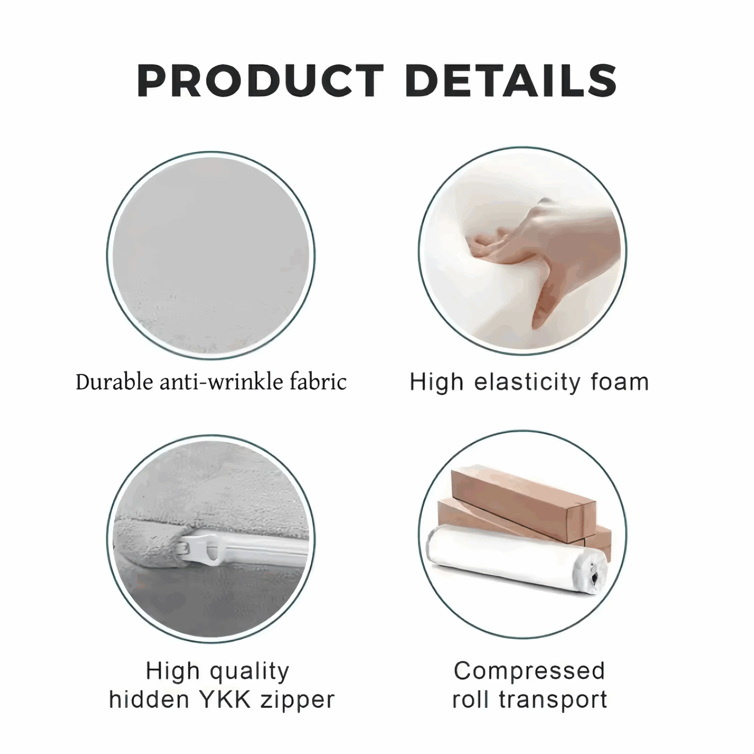 nouveau canapé de compression 200*100*70 cm – Image 5