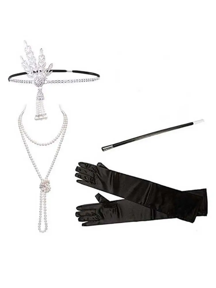Ensemble d'accessoires de Costume de fête Gatsby pour femmes – Image 2