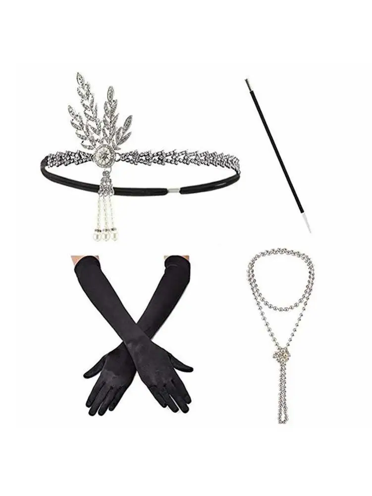Ensemble d'accessoires de Costume de fête Gatsby pour femmes – Image 3