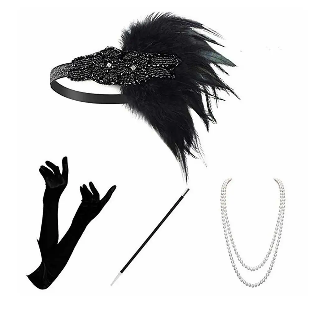 Ensemble d'accessoires de Costume de fête Gatsby pour femmes – Image 6