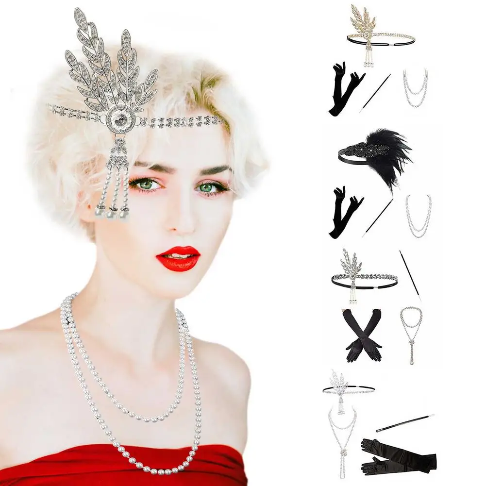 Ensemble d'accessoires de Costume de fête Gatsby pour femmes – Image 5