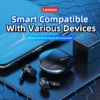 Lenovo GM2 Pro TWS -casque sans fil -écouteur Bluetooth 5.3 - micro pour Xiaomi iPhone