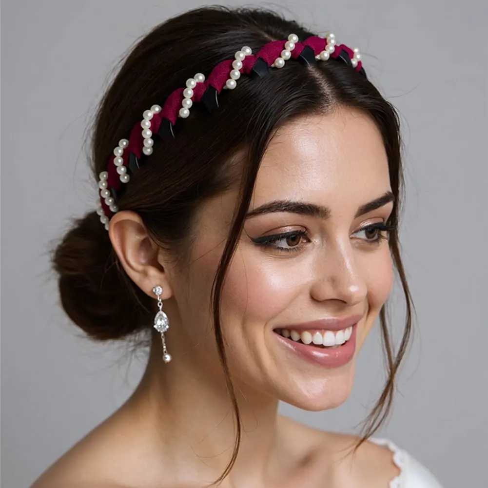 Bandeau pour femme dentée antidérapant ondulé