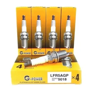 Bougie d'allumage LFR5AGP 5018-4/6 pièces-PEUGEOT 1007 107 206 207 301 307 3008 308 406 407 408 508 EXPERT CITROEN C1 C2 C3 C4 C5 C8
