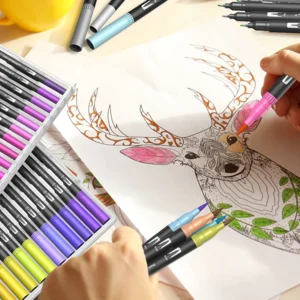 Ensemble de stylos de coloriage