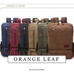 Sac à dos en toile vintage pour hommes