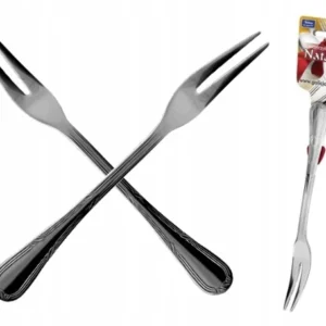 Fourchette à viande élégante en argent, 2 pièces