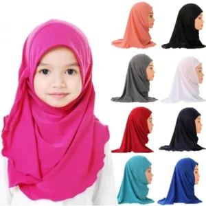 50 cm enfants Hijabs filles musulmanes enfants