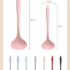 Cuillère à soupe en Silicone à Long manche, ustensiles de cuisine japonais