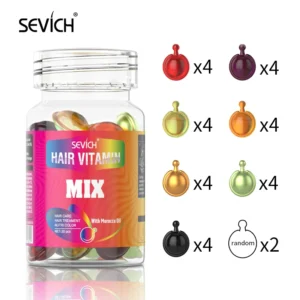 SEVICH Mix cheveux vitamine -Capsule traitement des cheveux -huile réparation - lisse