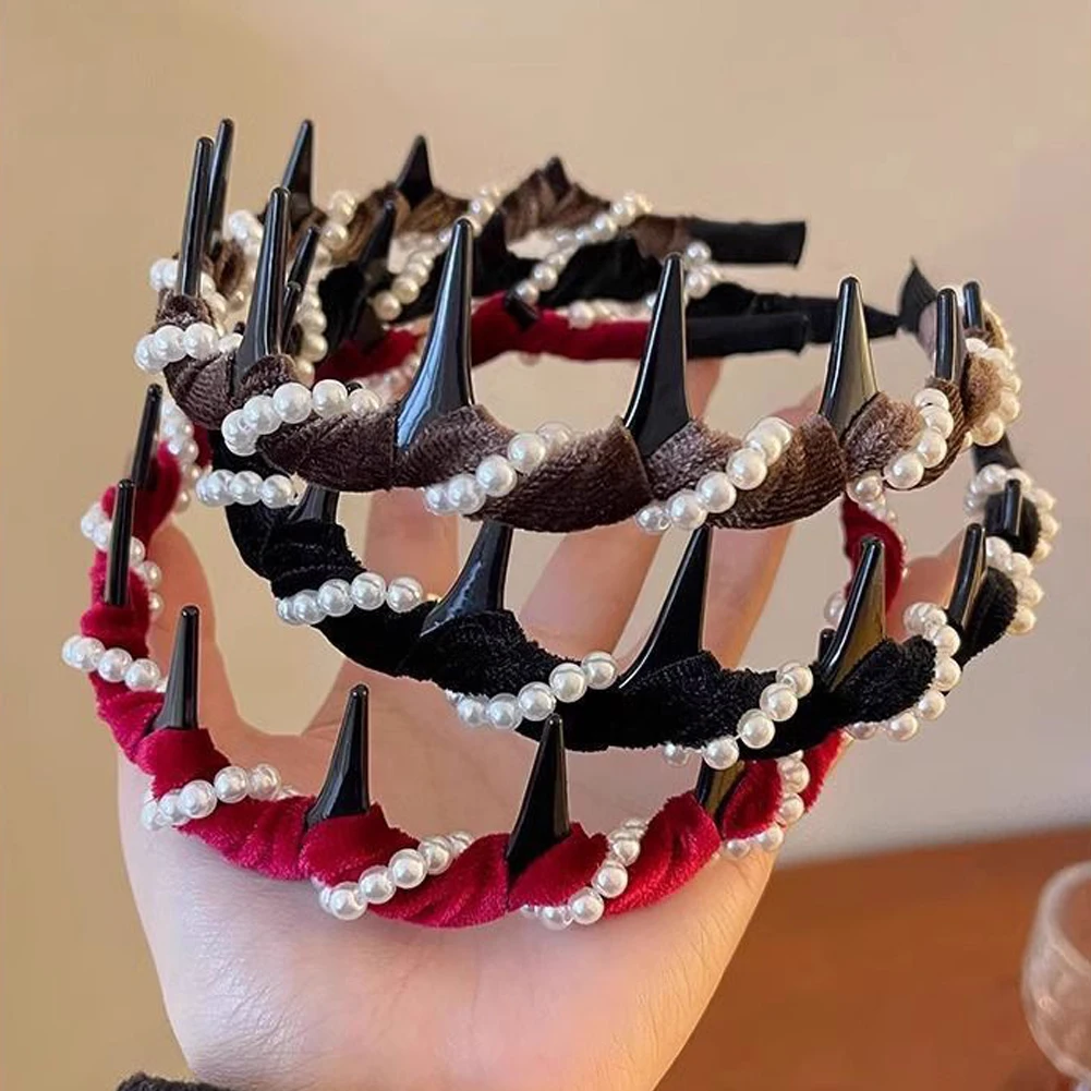 Bandeau pour femme dentée antidérapant ondulé – Image 2