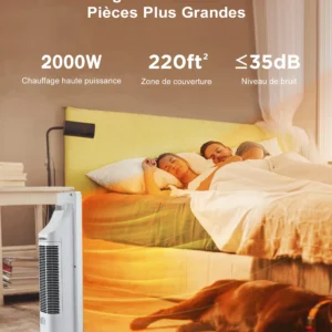 Chauffage électrique grand espace 26 p