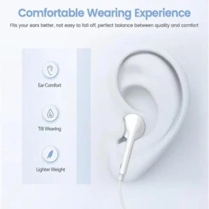 Écouteurs filaires d'origine pour iPhone 16