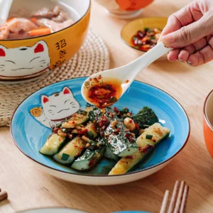 Assiette ronde en céramique