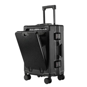 Valise d'embarquement avec chargeur USB et gobelets