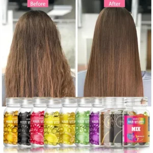 Capsules de vitamines à la kératine, soins capillaires, Essence, réparation des dommages, masque capillaire, cheveux crépus, nourrissant en profondeur, lisse et brillant