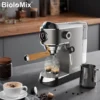 Outille café semi-automatique BioloMix 20 bars, avec mousseur à vapeur de lait