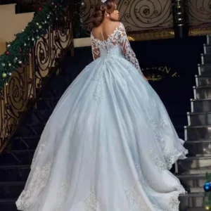 Robe de Mariée à Manches sulfen Dentelle