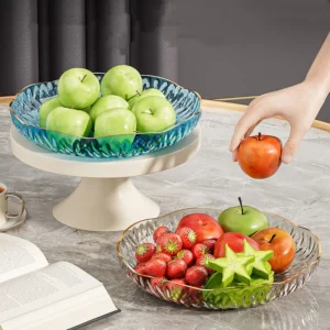 Assiete de fruits en plastique