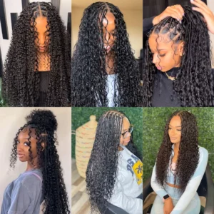 Tressage cheveux humains pour crochet