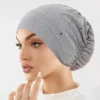 Strass cristal foulard chapeau musulman