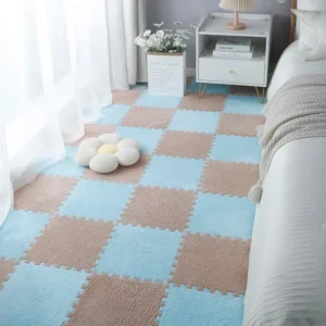 Tapis de jeu en peluche pour enfants