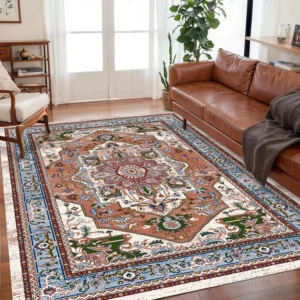Tapis bohème en velours cristal