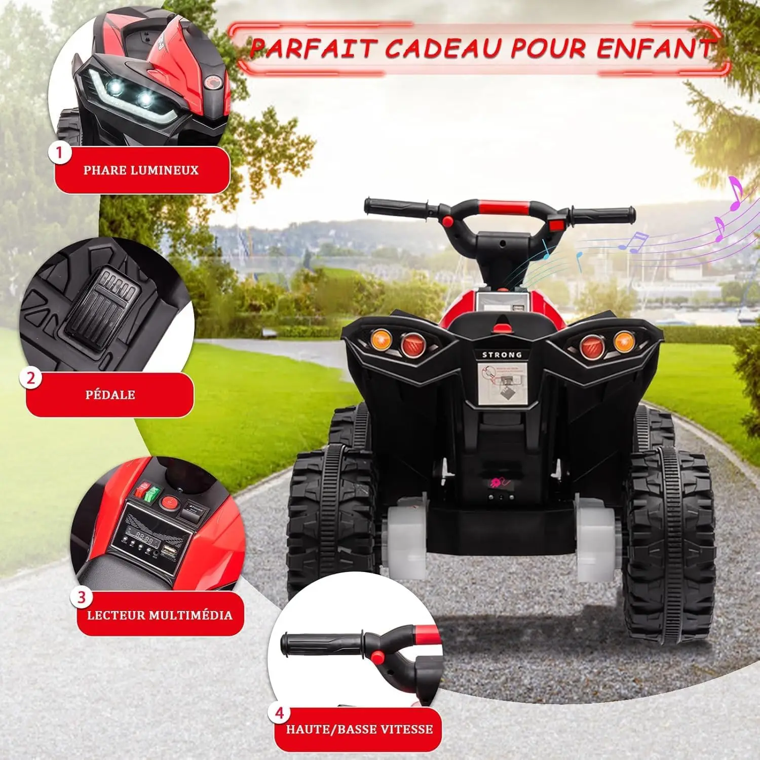 Voiture electrique 12 V dès 3 ans + – Image 2