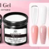 Gel dur blanc laiteux vernis à ongles