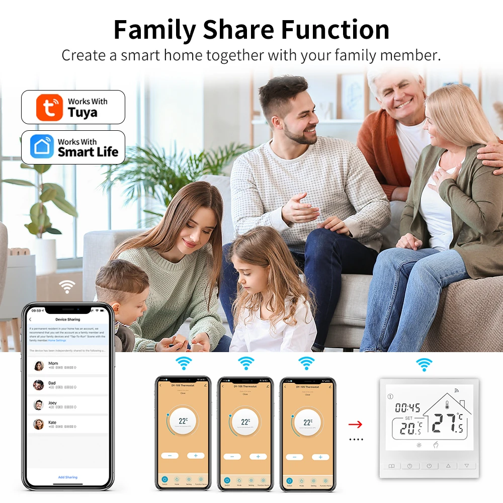 Chauffage électrique de l'eau au sol, température – Image 3