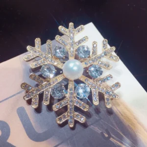 Broche flocon de neige