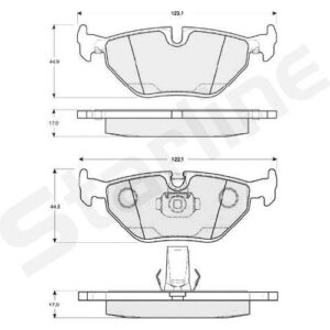 Plaquettes de frein Starline