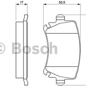Bosch Lot De 4 Plaquettes De Frein