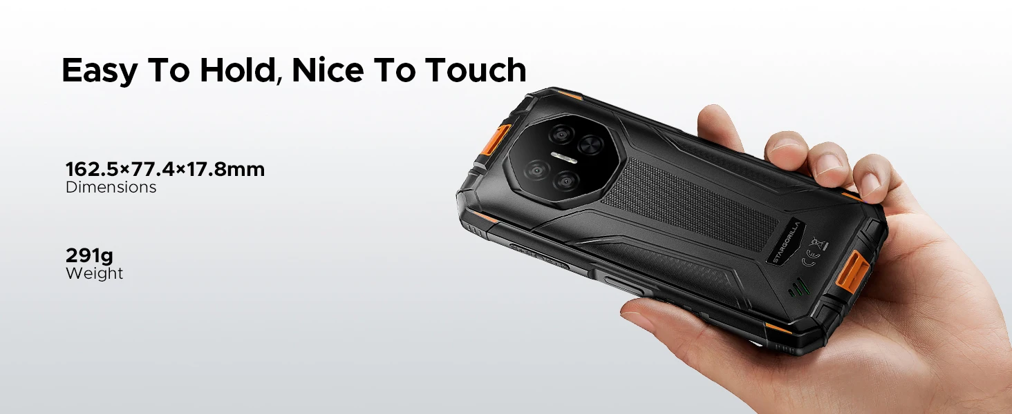 Téléphone robuste Android 16, 12 Go RAM, 64 ROM – Image 2